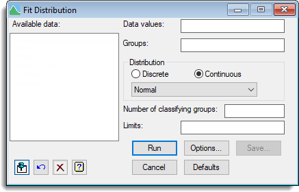 Fit Distribution • Genstat Knowledge Base